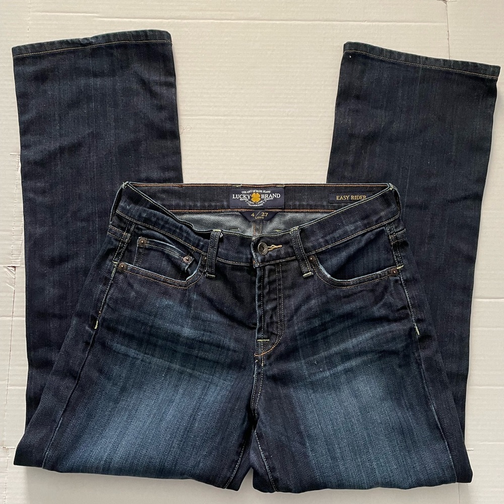 Lucky Brand blue Jeans women's easy rider Sz 4/27